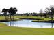 Peaceful golf course with water features at 13489 Abercrombie Dr, Englewood, FL 34223