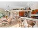 Bright dining area with casual table and chairs near kitchen at 14216 Aurella Cir, Port Charlotte, FL 33981