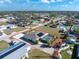 Aerial view of house with pool and large yard at 1521 Saint Clair Rd, Englewood, FL 34223