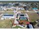 Aerial view showing home, pool, and large backyard at 1521 Saint Clair Rd, Englewood, FL 34223