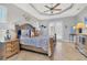 Spacious main bedroom with wood furniture and private access to outdoor area at 15410 Seafoam Cir, Port Charlotte, FL 33981