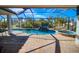 Large pool and spa with lush landscaping at 2 Windward Rd, Placida, FL 33946