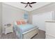 Bedroom with double bed and white built-in shelving at 210 Capstan Dr, Placida, FL 33946