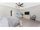 Main bedroom with private access to the pool area at 210 Capstan Dr, Placida, FL 33946