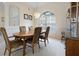 Charming dining room featuring an oval table and polka dot chairs at 2295 Chilcote Ter, Port Charlotte, FL 33981