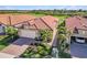 Single-Gathering home with tile roof and driveway at 24269 Spartina Dr, Venice, FL 34293