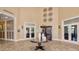 Elegant clubhouse lobby with tiled floor and modern decor at 24269 Spartina Dr, Venice, FL 34293