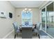 Breakfast nook boasts water views and plenty of natural light at 300 San Lino Cir # 322, Venice, FL 34292