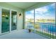 Relaxing screened balcony with lake and community views at 300 San Lino Cir # 322, Venice, FL 34292