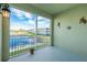 Screened balcony overlooking the lake and community at 300 San Lino Cir # 322, Venice, FL 34292