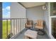 Relaxing balcony with water views at 4410 Warren Ave # 403, Port Charlotte, FL 33953