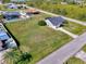 Aerial view showcasing a house and expansive lot, perfect for expansion or enjoying ample space at 7179 Lighthouse St, Englewood, FL 34224