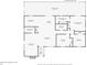 One-story house floor plan with 3 bedrooms, 2 bathrooms, living room, Gathering room, and screened patio at 7329 Mamouth St, Englewood, FL 34224