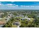 Aerial view showcasing the property and surrounding neighborhood at 7442 Clearwater St, Englewood, FL 34224