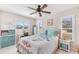 Charming bedroom with a desk and window seating at 7586 Sea Mist Dr, Port Charlotte, FL 33981