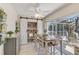 Well-organized pantry with sliding barn door and ample shelving at 7586 Sea Mist Dr, Port Charlotte, FL 33981