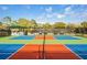 Newly-built pickleball courts with ample space at 11249 Mc Dermott Ct, Englewood, FL 34223