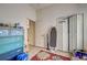 Bedroom featuring a teal dresser and closet at 1216 Whitney Dr, Venice, FL 34293