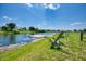 Community dock providing waterfront access at 1312 Wasilla St, North Port, FL 34291