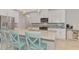 Modern kitchen with white cabinets and granite countertops at 1312 Wasilla St, North Port, FL 34291
