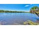 Scenic view of a tranquil lake with lush vegetation at 1312 Wasilla St, North Port, FL 34291