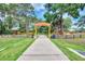 Entrance to the Boundless Adventures playground at 1312 Wasilla St, North Port, FL 34291