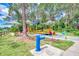 Community playground with shaded areas, slides, and play structures at 1312 Wasilla St, North Port, FL 34291