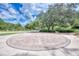 Brick sundial marking the months of the year at 1312 Wasilla St, North Port, FL 34291