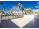 Spacious balcony overlooking palm trees and neighborhood at 1501 Beach Rd # 209, Englewood, FL 34223