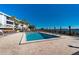 Inviting community pool with waterfront views at 1501 Beach Rd # 209, Englewood, FL 34223