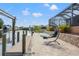Relaxing patio with dock access, perfect for enjoying waterfront views at 15204 Aquarius Cir, Port Charlotte, FL 33981