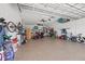 Extra large garage with space for multiple vehicles at 15204 Aquarius Cir, Port Charlotte, FL 33981