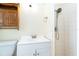 Bathroom with a toilet, sink, and a shower at 275 North Dr, Englewood, FL 34223