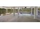 Covered parking area with lattice walls at 33 Seawatch Dr, Boca Grande, FL 33921