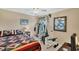 Spacious bedroom with home gym and ample natural light at 39 Tournament Rd, Rotonda West, FL 33947