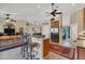 Eat-in kitchen with breakfast bar and stainless steel appliances at 39 Tournament Rd, Rotonda West, FL 33947