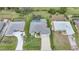 Aerial view of neighborhood showing house location at 5 Broadmoor Ln, Rotonda West, FL 33947