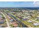 Aerial view of property backing up to water at 604 Boundary Blvd, Rotonda West, FL 33947
