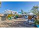 Spacious deck with pergola, seating, and water views at 8888 Bay St, Placida, FL 33946