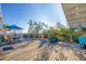 Large deck with seating area and tranquil water views at 8888 Bay St, Placida, FL 33946