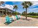 Enjoy waterfront views from comfortable Adirondack chairs at 1112 Andrews St, Englewood, FL 34224