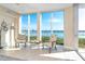 Cozy sitting area features expansive water views at 1375 Beach Rd # 109, Englewood, FL 34223