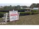 San Remo Point Park & Boat Ramp sign with neighborhood information at 1586 Overbrook Rd, Englewood, FL 34223