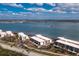 Aerial view of Sandpiper community with beautiful waterfront views at 1591 Beach Rd # 403, Englewood, FL 34223