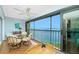 Balcony seating area offers stunning waterfront views at 1651 Beach Rd # 301, Englewood, FL 34223