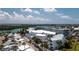 Scenic aerial view of the coastal community, showcasing waterfront access and lush surroundings at 2255 N Beach Rd # 12, Englewood, FL 34223