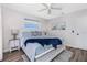 Comfortable bedroom with queen bed and nightstands at 2375 N Beach Rd # 2B, Englewood, FL 34223