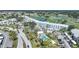 Aerial view of condo community pool and grounds at 404 Cerromar N Cir # 112, Venice, FL 34293