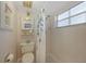 Clean bathroom with shower stall and toilet at 404 Cerromar N Cir # 112, Venice, FL 34293