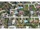 Aerial view showcasing the home and surrounding neighborhood at 5031 Lucine Rd, Venice, FL 34293